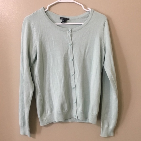 H&M Sweaters - H&M Light Blue Cardigan